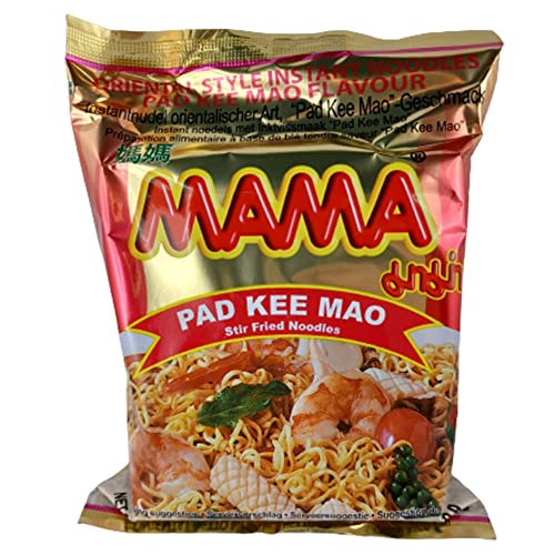 Mama Pad Kee Mao 30er Pack (30 x 60g) Asiatische Instant Nudeln Nudelgericht von rumarkt