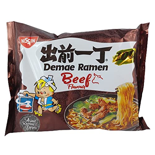 Nissin Instant Nudeln Beef 30er Pack (30 x 100g) asiatische Nudelgericht von rumarkt