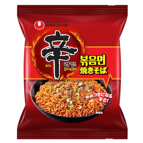 Nong Shim Instantnudeln Shin Ramyun Stir Fry - Koreanische Ramen Nudelsuppe scharf würzig - schnelle Zubereitung - 20er Vorteilspack à 131 g von Nongshim