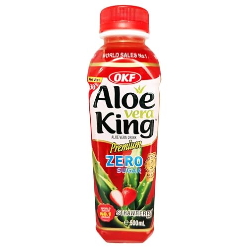 OKF Aloe Vera King Getränk Erdbeere zuckerfrei 20er Pack (20 x 500ml) inkl. 5€ Einwegpfand von rumarkt