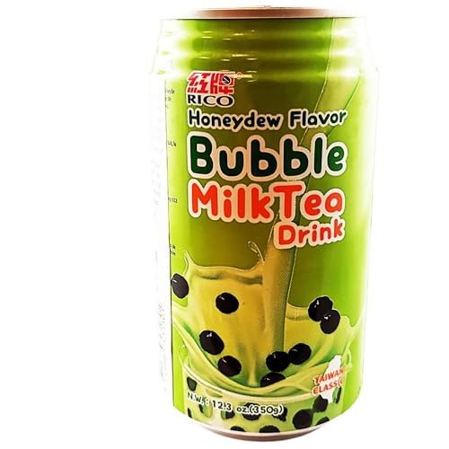 Rico Bubble Tea Getränk Honigmelone 12er Pack (12 x 350ml) inkl. 3€ Einwegpfand von rumarkt