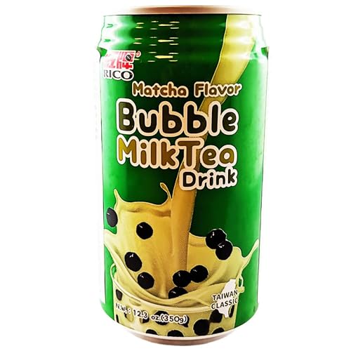 Rico Bubble Tea Getränk Matcha 24er Pack (24 x 350ml) inkl. 6€ Einwegpfand von rumarkt