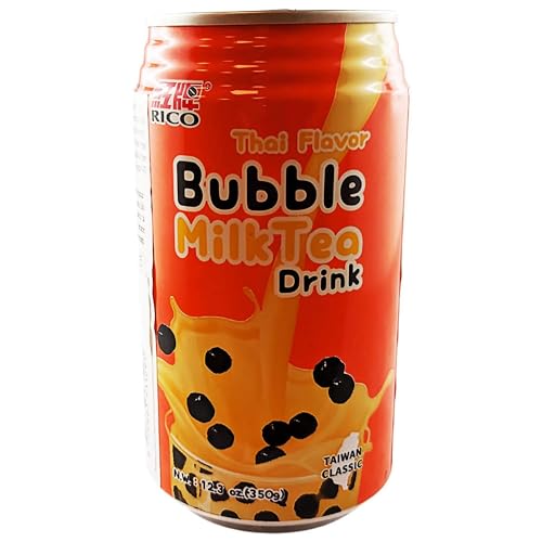 Rico Bubble Tea Getränk Thai Geschmack 12er Pack (12 x 350ml) inkl. 3€ Einwegpfand von rumarkt