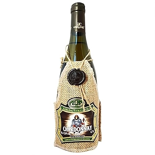 "Schamane" Weißwein Chardonnay mit Flaschenverkleidung lieblich 12,5% vol. 0,75L von rumarkt
