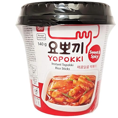 Yopokki Instant Süß & Scharf Topokki Reiskuchen 6er Pack (6 x 120g) von rumarkt