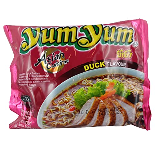 Yum Yum Duck Instant Nudeln 30er Pack (30 x 60g) asiatische Nudelsuppe Entenfleischgeschmack von rumarkt