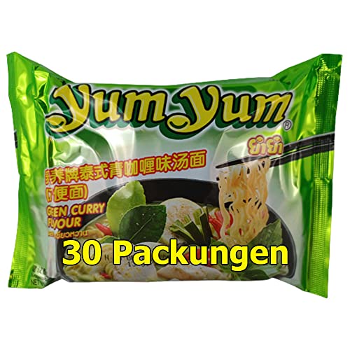 Yum Yum Instant Nudeln Green Curry 30er Pack (30 x 70g) von rumarkt