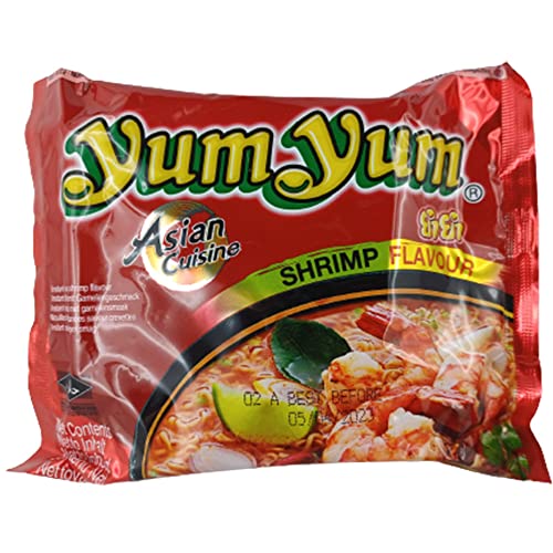 Yum Yum Shrimp Instant Nudeln 30er Pack (30 x 60g) asiatische Nudelsuppe Garnelengeschmack von rumarkt