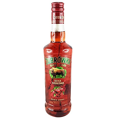 Zubrowka Bison Grass Vodka Dzika Czeresnia 0,5L 32% vol. von rumarkt