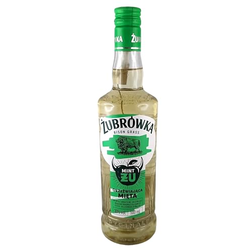 Zubrowka Vodka Bison Grass Minze 30% vol. 0,5L von rumarkt