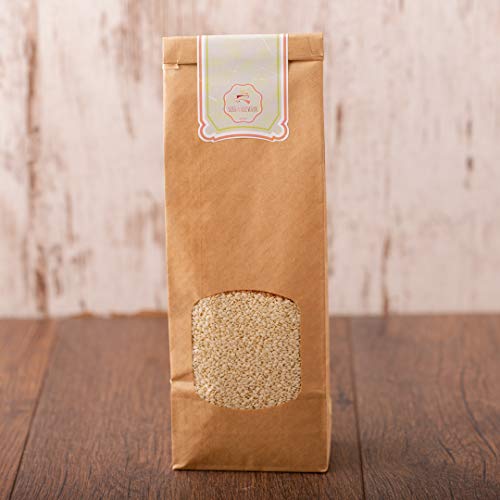 süssundclever.de® | Bio Sesam, geschält | weiß | 1 kg | plastikfrei und ökologisch-nachhaltig abgepackt von SÜSSUNDCLEVER.DE est 2016