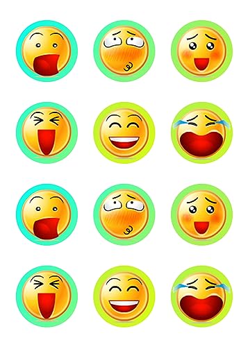 sales-world24 Muffinaufleger Cupcakes Muffins Kindergeburtstag Smiley Smileys SM02 sales-world24 Muffinaufleger Cupcakes Muffins Kindergeburtstag Smiley Smileys SM02 von sales-world24