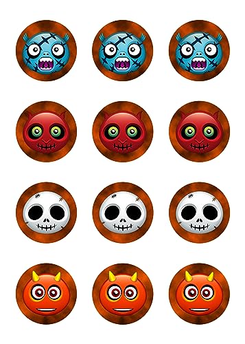 sales-world24 Muffinaufleger Cupcakes Muffins Halloween Party Feier Zuckerpapier Smileys HW23 sales-world24 Muffinaufleger Cupcakes Muffins Halloween Party Feier Zuckerpapier Smileys HW23 von sales-world24