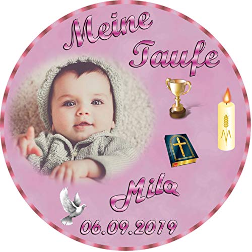 Tortenaufleger Fototorte Tortenbild Zuckerpapier Taufe Rund 20 cm T2 Tortenaufleger Fototorte Tortenbild Zuckerpapier Taufe Rund 20 cm T2 von sales-world24