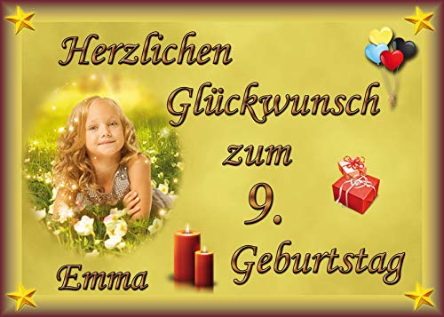 Tortenaufleger Fototorte Tortenbild zum Geburtstag DIN A4 G24 (Zuckerpapier) von sales-world24