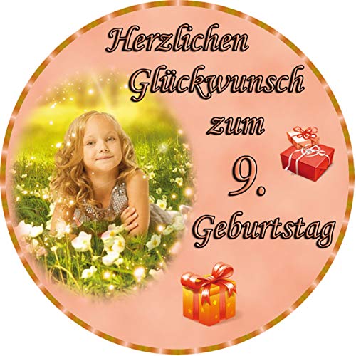 Tortenaufleger Fototorte Tortenbild zum Geburtstag Rund 20 cm G4 (Zuckerpapier) von sales-world24