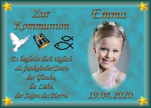 Tortenaufleger Fototorte Tortenbild zur Kommunion DIN A5 K23 Tortenaufleger Fototorte Tortenbild zur Kommunion DIN A5 K23 von sales-world24