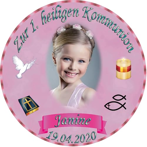Tortenaufleger Fototorte Tortenbild zur Kommunion rund 20 cm Durchmesser K2 Tortenaufleger Fototorte Tortenbild zur Kommunion rund 20 cm Durchmesser K2 von sales-world24