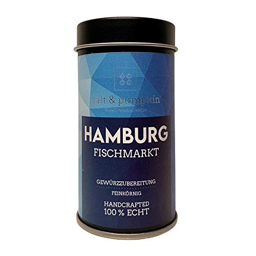 salt & pumpkin HAMBURG 52g, Gewürz für den FISCH, besonderes Fisch Gewürz und Gewürzmischungen, Menge:3 Stück von salt & pumpkin