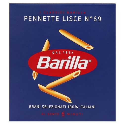 BARILLA Pennette Lisce - Italienische Röhrennudeln, Penne 500g (x1) von sarcia.eu