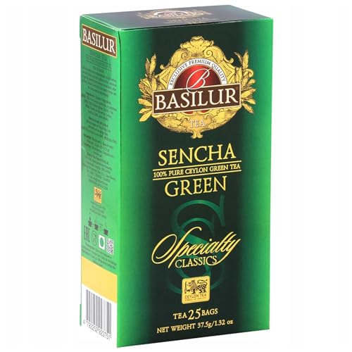 BASILUR Sencha Grüner Tee in Beuteln, 25x1,5g (1) von sarcia.eu