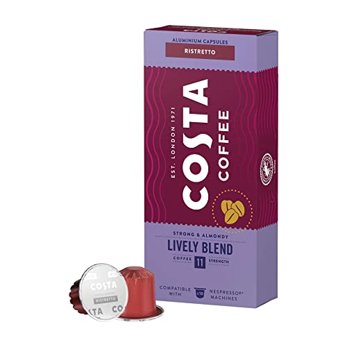 Costa Kaffeekapseln Coffee Lively Blend (Lively Blend RISTRETTO, 50 Kapseln) von sarcia.eu