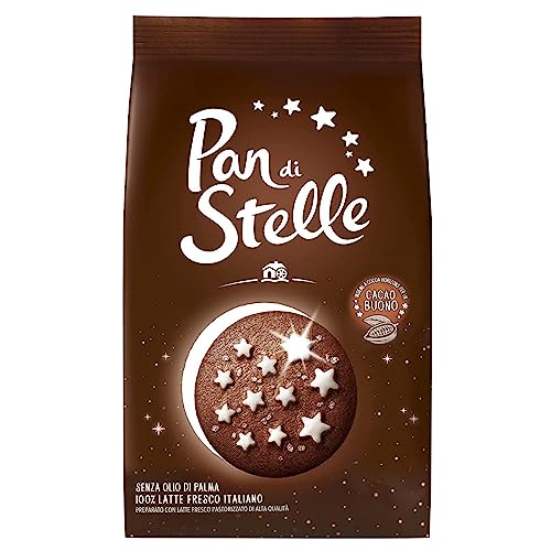 MULINO BIANCO Pan di stella - Italienische Schokoladenkekse mit gefrorenen Sternen 350g (Pan di stella, x1) von sarcia.eu