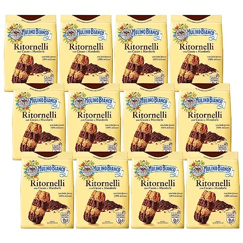 MULINO BIANCO Ritornelli - Italienische Kekse mit Kakao und Mandeln 700g (Ritornelli, x12) von sarcia.eu