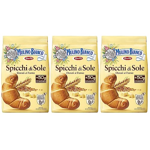 MULINO BIANCO Spicchi di Sole - Croissant Butterkekse 400g x 3 Pakete von sarcia.eu