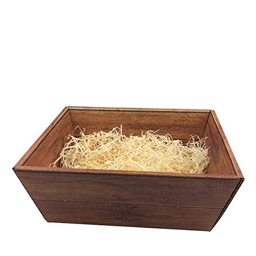 Oster-Nester/verschiedene Formen und Farben wählbar, Osternestform:Geschenkbox -Holzoptik-, Ostergras Farbe:Gras natur Oster-Nester/verschiedene Formen und Farben wählbar, Osternestform:Geschenkbox -Holzoptik-, Ostergras Farbe:Gras natur von schenken-24