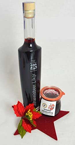 schenken und wohnen Geschenk-Set Johannisbeer-Likör mit Winzer-Frühstück schenken und wohnen Geschenk-Set Johannisbeer-Likör mit Winzer-Frühstück von schenken und wohnen