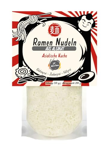 Ramen Nudeln 200g | Nur 10kcal pro 100g | Algen Nudeln | Glutenfrei, Fettfrei & Vegan | Geruchs - und Geschmacksneutral | Made in Germany | Schultz und König Ramen Nudeln 200g | Nur 10kcal pro 100g | Algen Nudeln | Glutenfrei, Fettfrei & Vegan | Geruchs - und Geschmacksneutral | Made in Germany | Schultz und König von schultz und könig