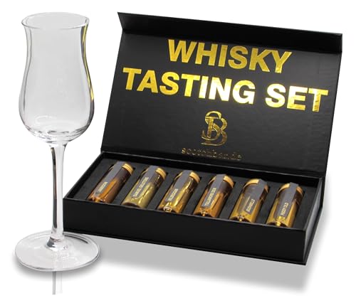 Einsteiger Whiskey Tasting Set | Irischer Whiskey | in edler Geschenkbox mit Magnetverschluss inklusive mundgeblasenes Tasting-Glas von scotchbar