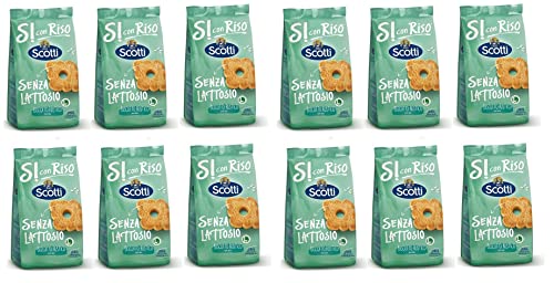 12x Riso Scotti Si con Riso Senza Lattosio Biscotto Rustico Rustikaler Kekse mit Reis Laktosefrei 350g 12x Riso Scotti Si con Riso Senza Lattosio Biscotto Rustico Rustikaler Kekse mit Reis Laktosefrei 350g von Riso Scotti