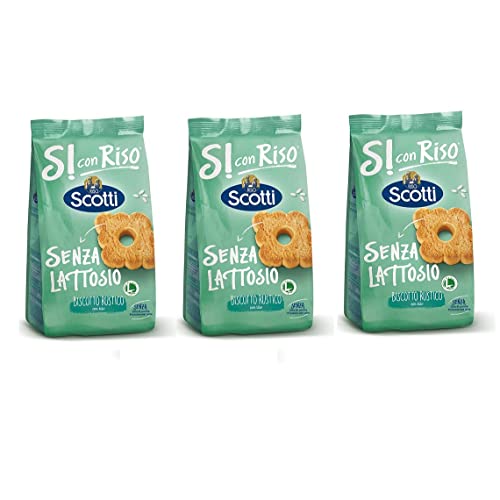 3x Riso Scotti Si con Riso Senza Lattosio Biscotto Rustico Rustikaler Kekse mit Reis Laktosefrei 350g 3x Riso Scotti Si con Riso Senza Lattosio Biscotto Rustico Rustikaler Kekse mit Reis Laktosefrei 350g von Riso Scotti