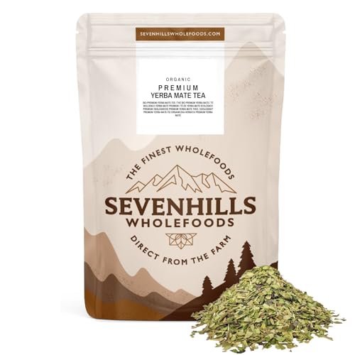Sevenhills Wholefoods Premium Yerba Mate Tee Bio, Erva Mate, Chimarrao, traditioneller südamerikanischer loser Blatttee von sevenhills wholefoods