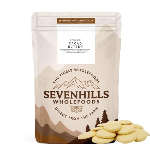 Sevenhills Wholefoods Kakaobutter Bio, Wafers, 2kg von sevenhills wholefoods