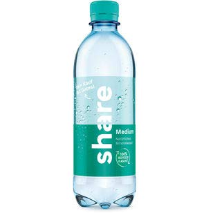 share Mineralwasser medium, 18er Pack (18 x 0.5 l) EINWEG von share