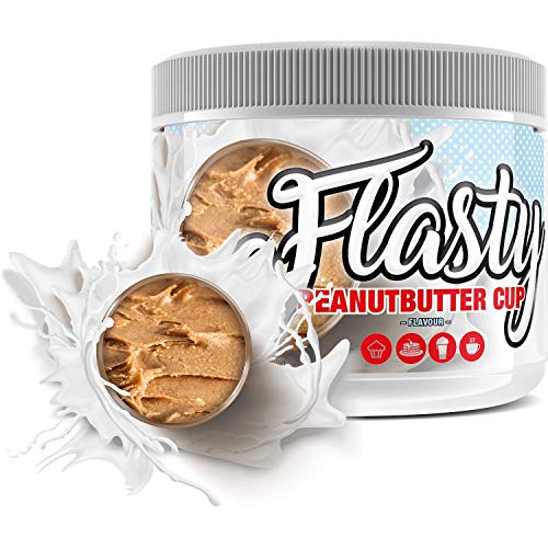 Flasty Geschmackspulver (Erdnussbutter) 1 x 250 g Kalorienarmes Flavour Pulver mit Nur ca. 5 kcal pro Portion bringt es Leben in deinen Quark, Joghurt und vielem mehr. von #sinob