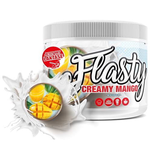 Flasty Geschmackspulver (Mango Sahne) 1 x 250 g Kalorienarmes Flavour Pulver mit Nur ca. 7 kcal pro Portion bringt es Leben in deinen Quark, Joghurt und vielem mehr. von #sinob