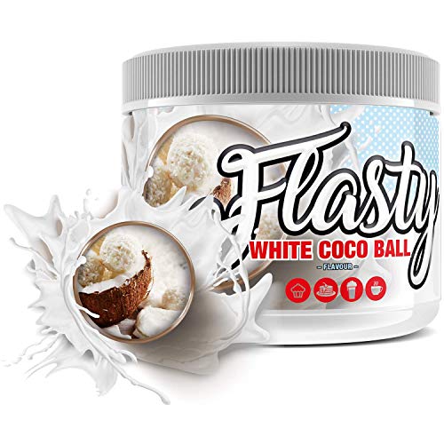 Flasty Geschmackspulver (Weiße Schokolade Kokos) 1 x 250g Kalorienarmes Flavour Pulver mit Nur ca. 8 kcal pro Portion bringt es Leben in deinen Quark, Joghurt und vielem mehr. von #sinob