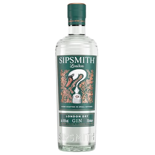 Sipsmith London Dry Gin, samtiger und charaktervoller London Dry Gin, Weich genug für einen Martini, ebenso intensiv für einen Gin & Tonic, 41.6% Vol, 700ml Einzelflasche Sipsmith London Dry Gin, samtiger und charaktervoller London Dry Gin, Weich genug für einen Martini, ebenso intensiv für einen Gin & Tonic, 41.6% Vol, 700ml Einzelflasche von Sipsmith