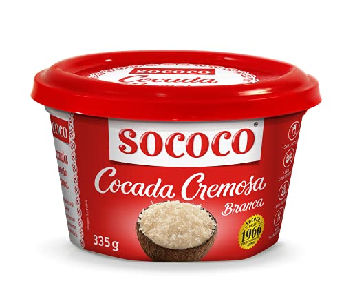Kokosnuss-Dessert, 335g - Cocada Cremosa Branca SOCOCO 335g Kokosnuss-Dessert, 335g - Cocada Cremosa Branca SOCOCO 335g von sococo