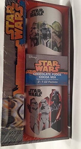 Star Wars Chocolate Fudge Cocoa Mix White Gift Set von Star Wars