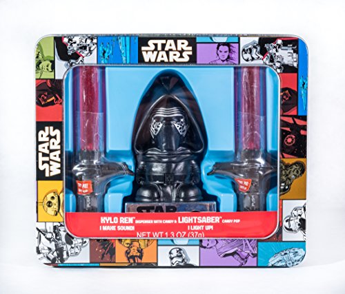 Talking Kylo Ren Dispenser with Lightsabers in Collectible Star Wars Tin von Star Wars