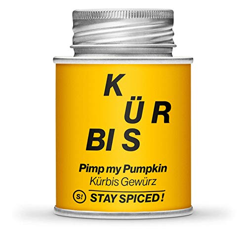 Feines Kürbis Gewürz von STAY SPICED ! Pimp my Pumpkin I Verpackt in 170 ml Weißblechdose von stay spiced!