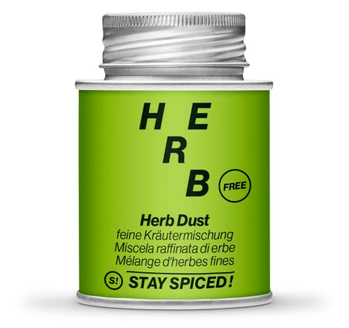 SALZFREIE GEWÜRZMISCHUNG | FREE HERB DUST I 170ML SCHRAUBDOSE I FÜLLGEWICHT 70g I STAY SPICED ! | ALLERGENFREI | ZUCKERFREI | KEIN KNOBLAUCH | KEINE ZWIEBEL von stay spiced!