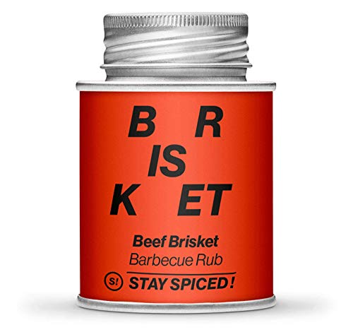 STAY SPICED ! BBQ for Champions I Classic Beef Brisket Gewürz I Rib Rub I Würzig und Edelsüß I Verpackt in 170 ml Schraubdose STAY SPICED ! BBQ for Champions I Classic Beef Brisket Gewürz I Rib Rub I Würzig und Edelsüß I Verpackt in 170 ml Schraubdose von stay spiced!