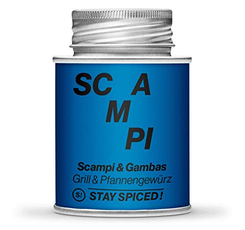 STAY SPICED ! Barbecue for Champions I Scampi & Gambas I Köstliches Grillgewürze für Meeresfrüchte I Verpackt in 170 ml Schraubdose STAY SPICED ! Barbecue for Champions I Scampi & Gambas I Köstliches Grillgewürze für Meeresfrüchte I Verpackt in 170 ml Schraubdose von stay spiced!