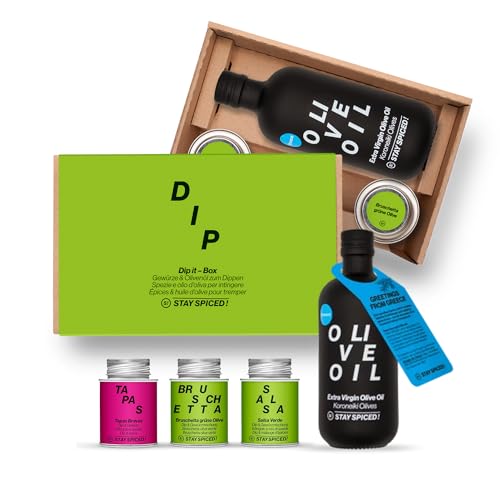 STAY SPICED ! DIP- IT Box mit 3 ausgewählten Gewürzen + 500ml Olivenöl | perfekt für jeden Snack oder zum Grillen STAY SPICED ! DIP- IT Box mit 3 ausgewählten Gewürzen + 500ml Olivenöl | perfekt für jeden Snack oder zum Grillen von stay spiced!